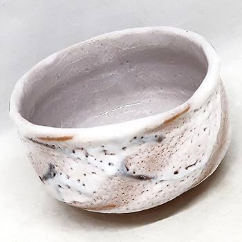 美濃古窯・桔梗屋窯・五代・小三郎作・白志野山水鶴ドラ鉢・未使用品 美濃古窯・桔梗屋窯・五代・小三郎作・白志野山水鶴ドラ鉢・未使用品